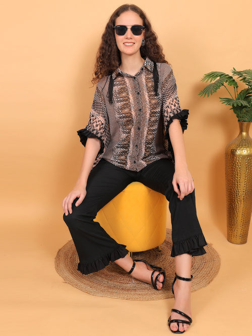 Abstract Kaftan set
