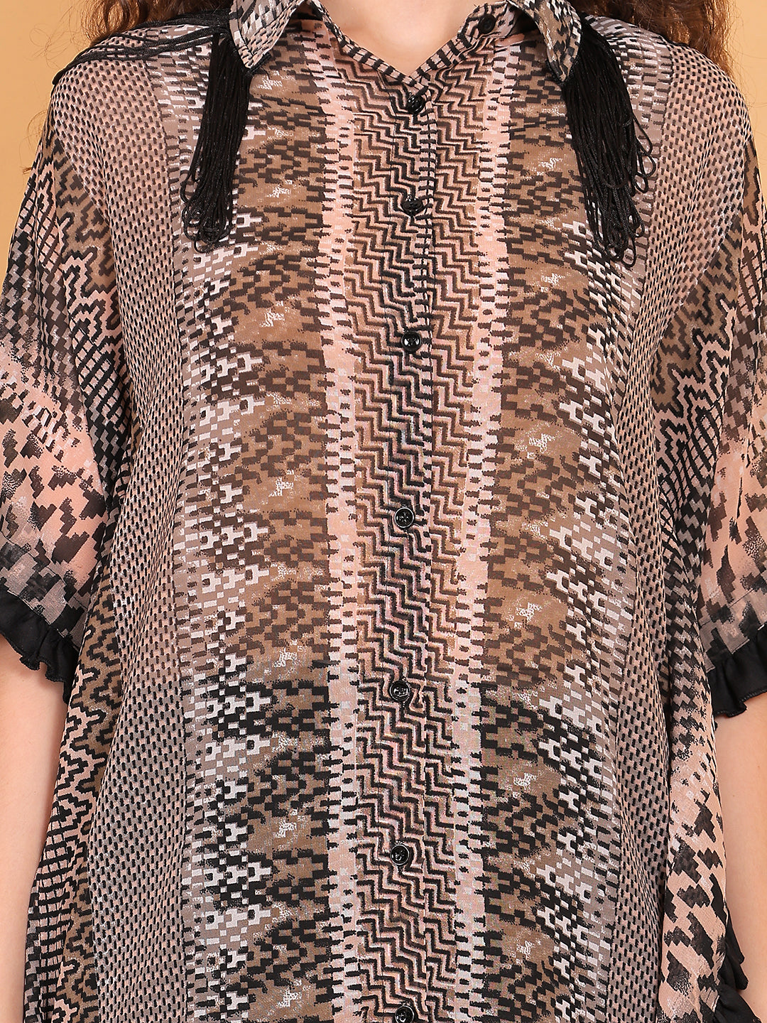 Abstract Kaftan set
