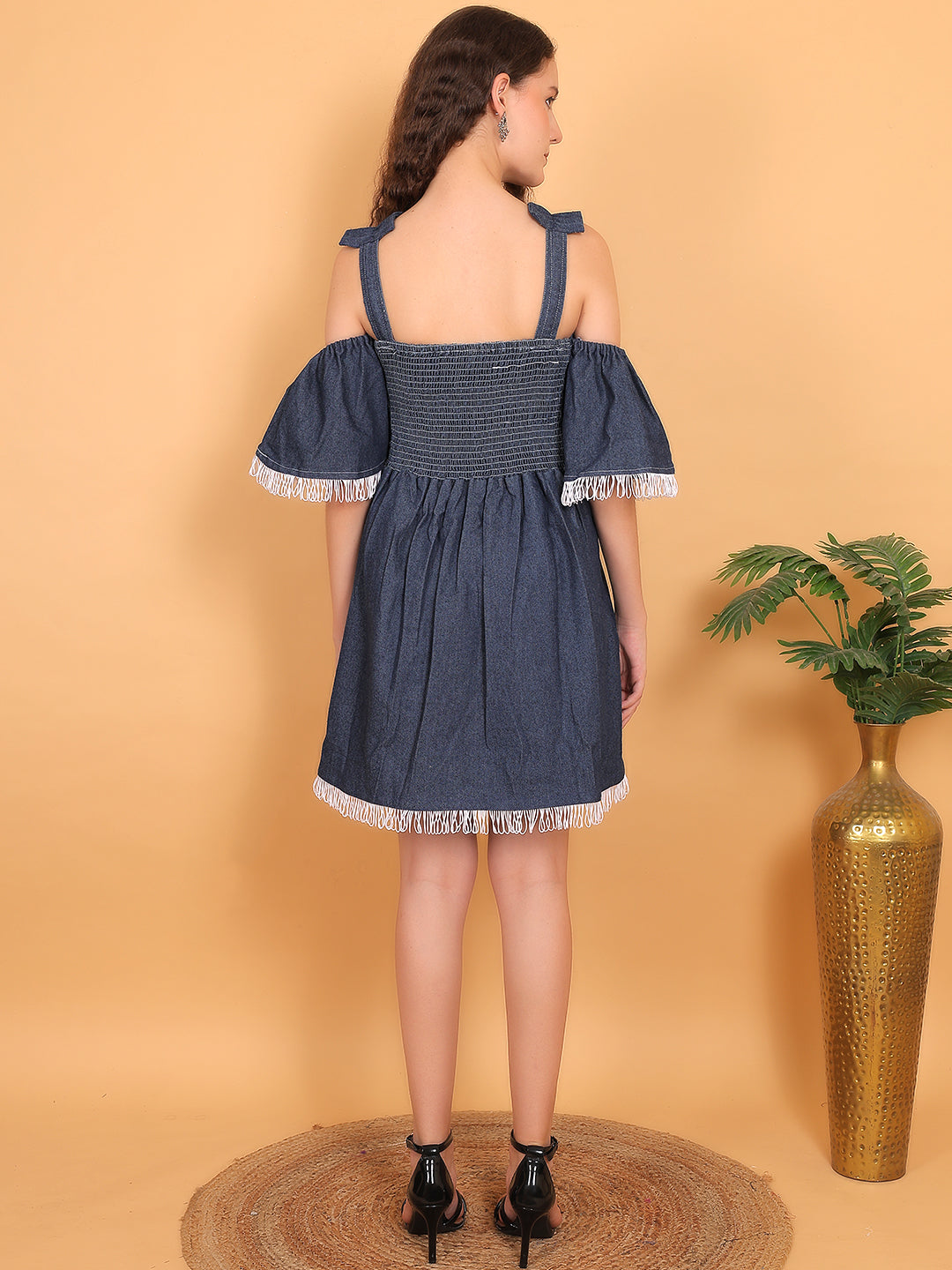 Denim Flare Dress