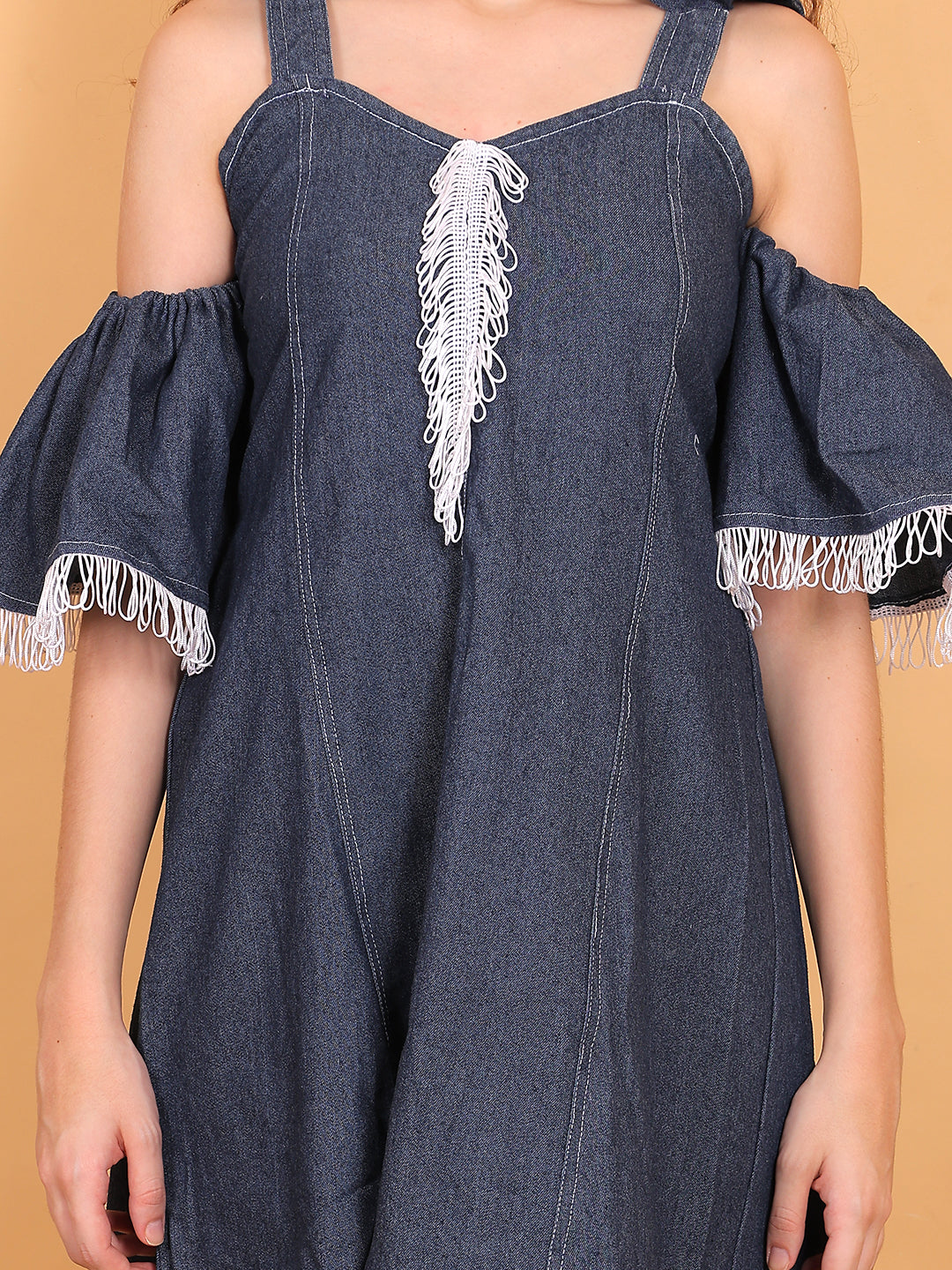 Denim Flare Dress